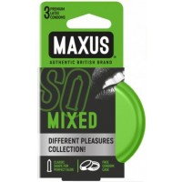 Презервативы в железном кейсе MAXUS Mixed - 3 шт.