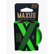 Презервативы в железном кейсе MAXUS Mixed - 3 шт.
