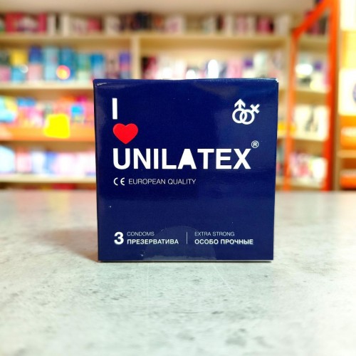 Ультрапрочные презервативы Unilatex Extra Strong - 3 шт.