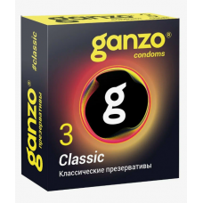 Классические презервативы с обильной смазкой Ganzo Classic - 3 шт. (Ребрендинг коробки)