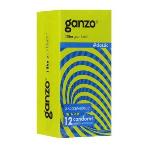 Классические презервативы с обильной смазкой Ganzo Classic - 12 шт. (КОРОБКА МОЖЕТ ОТЛИЧАТЬСЯ)