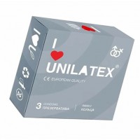 Презервативы I Love Unilatex 3шт с текстурированные 