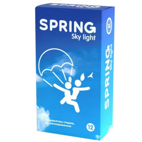 Презервативы тонкие Spring Sky Light (ароматизированные) 12шт