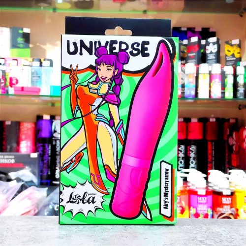 Розовый минивибратор Universe Secret Flower  (usb зарядка)