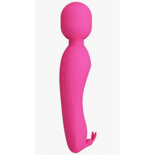 Розовый вибромассажер Curtis - 23,1 см