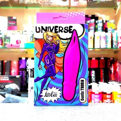 Розовый вибратор Centle THORN Universe - 12,6 см. Розовый вибратор Centle THORN Universe - 12,6 см.