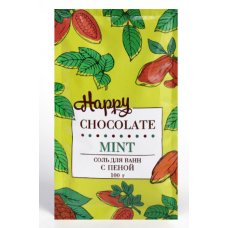Соль для ванн с пеной choco MINT - 100 гр.