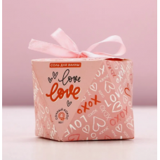 Соль для ванны Love, 150 г, аромат сочного кокоса