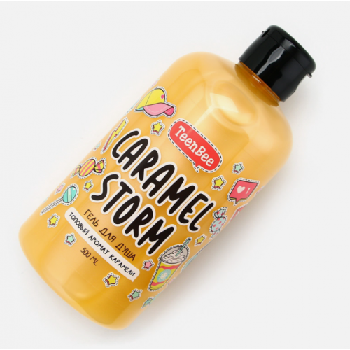 Гель для душа женский, 500 мл, аромат карамели, TeenBee