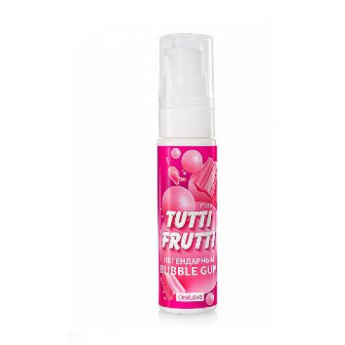 Оральная смазка tutti frutti Bubble gum 30г