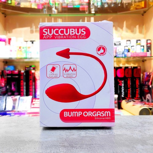 Вагинальный шарик SUCCUBUS BUMP ORGAZM с управлением через телефон (цвет из ассортимента)