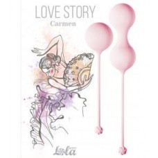 Набор розовых вагинальных шариков Love Story Carmen