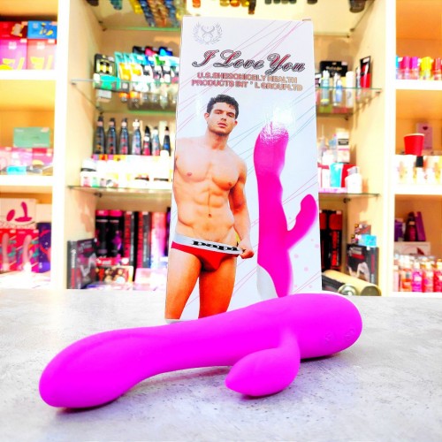 Вибро - стимулятор I Love you на батарейках