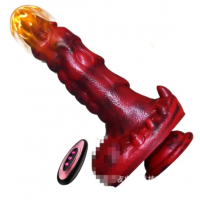 ЗОО Фаллос Красного Дракона на ДУ 20 см (движение вверх - вниз)